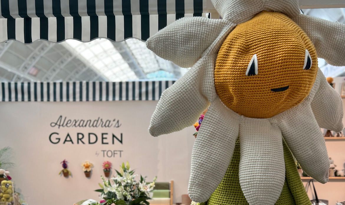 TOFT at Shows and Events Giant Crochet Flower